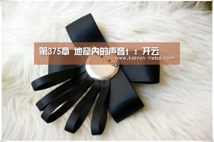 第375章 地窟内的声音!:开云(图3) 开云体育下载